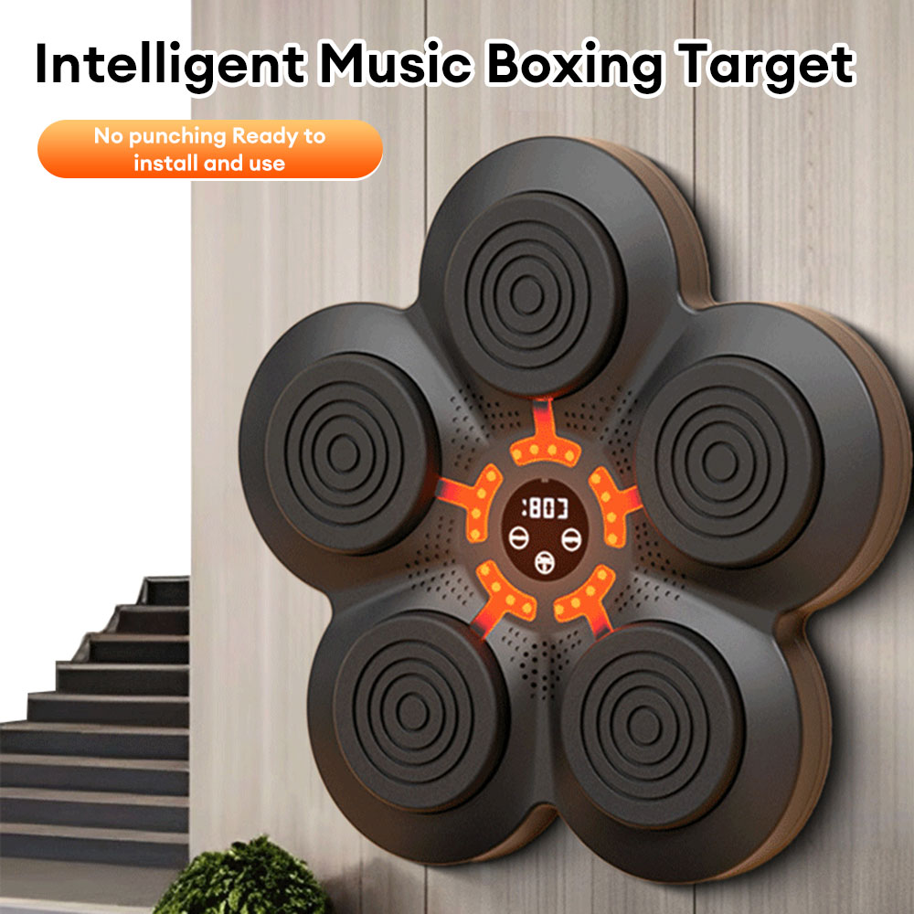 Intelligent Music Boxing Training Machine – Bluetooth Boxing Target with 9 Speed Gears, Light Modes & Music Sync | Agility, Reaction & Fitness Trainer for Home Gym