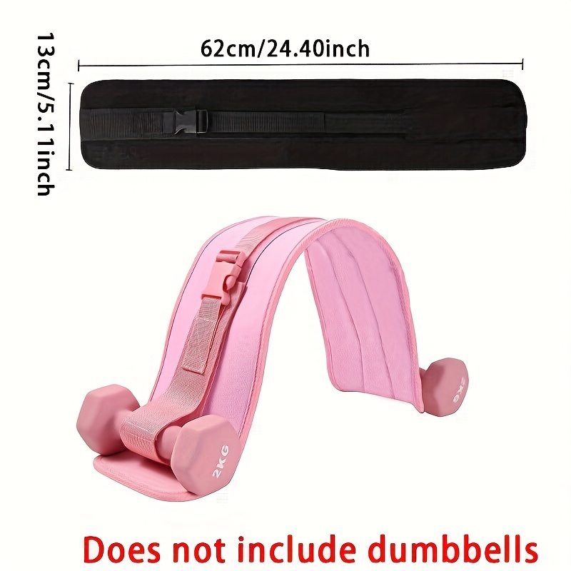 Yoga & Fitness Weight Belt with Dumbbell Support