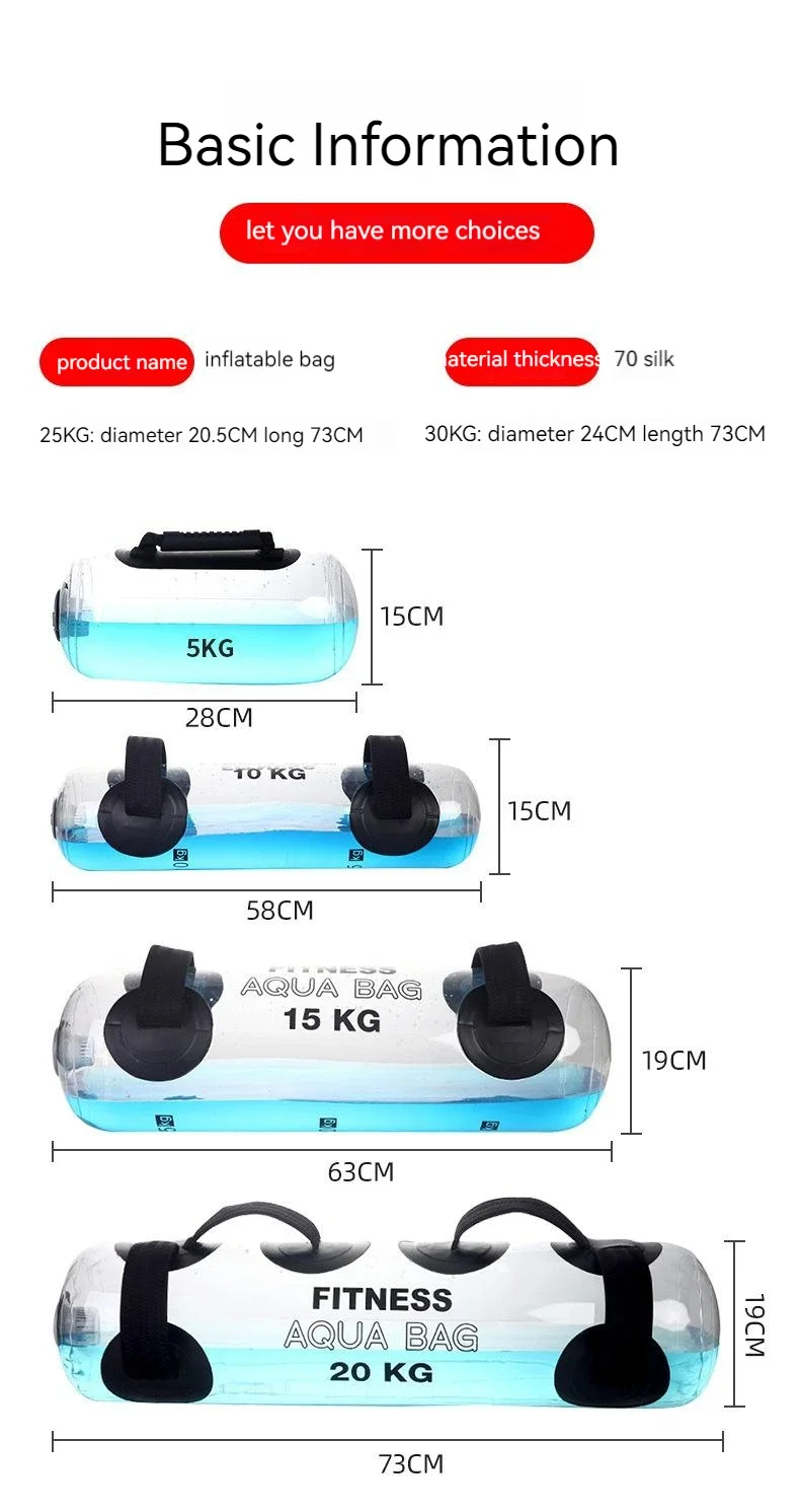 Aqua Bag 10/15/20/25KG Portable Inflatable Water Weight Bag