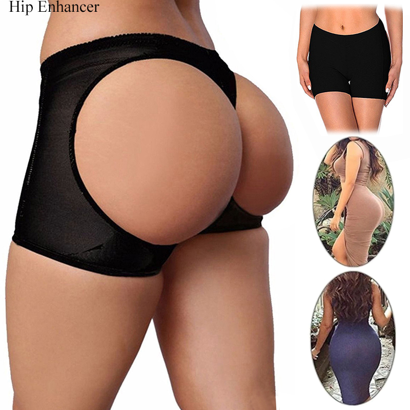 Open-Hip Butt Lifter Panties – Women’s Push-Up Shapewear Briefs for Natural Booty Enhancement (S-XXXL)