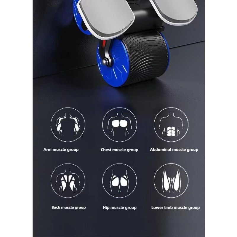 Multifunctional Ab Roller with Automatic Rebound