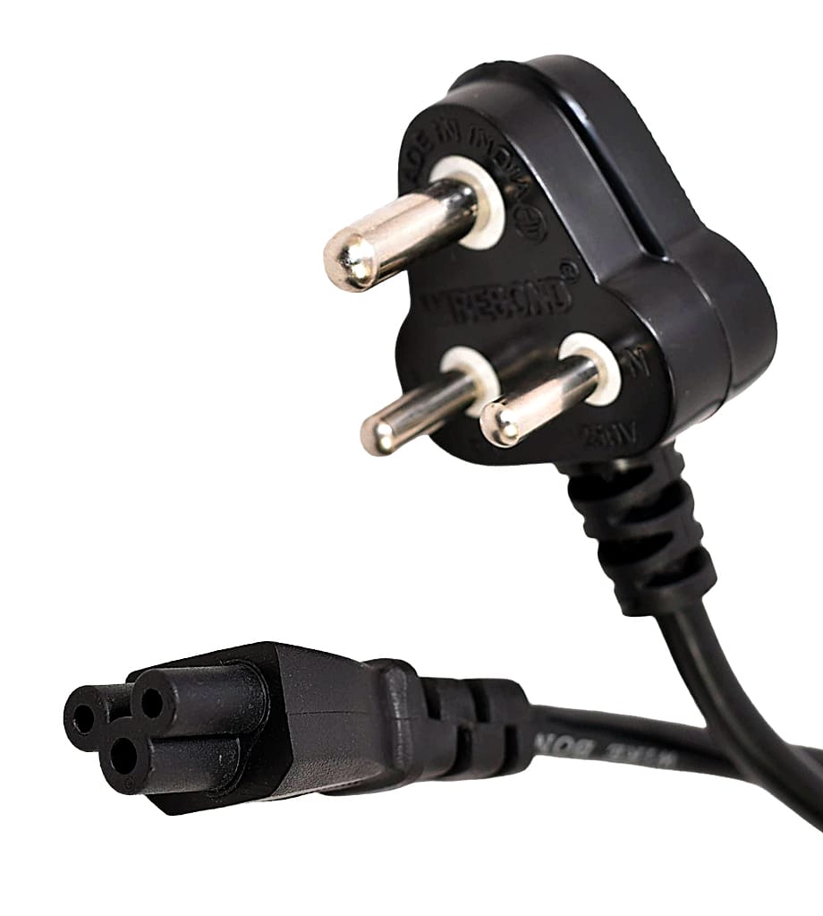 Laptop Power Cord – 3-Pin to C5 "Mickey Mouse" Cable, 1000W