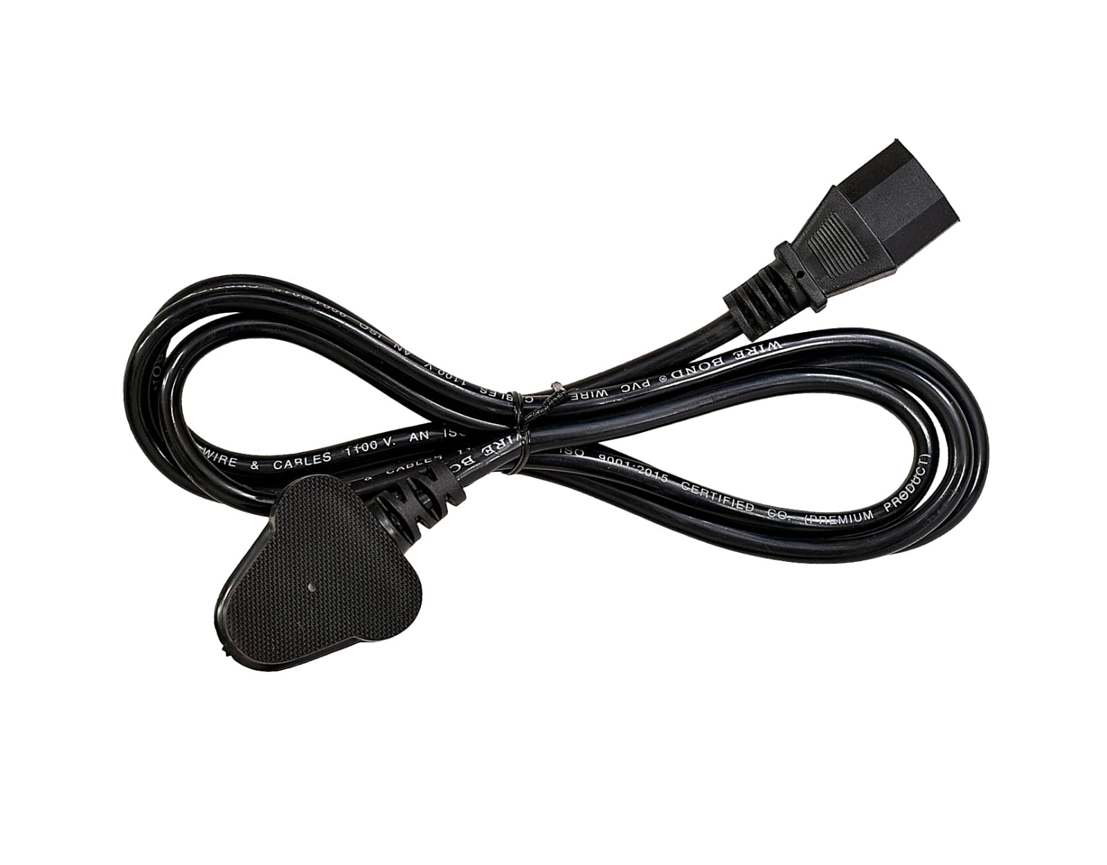 PC & Monitor Power Cord – Standard 3-Pin to C13, 1000W
