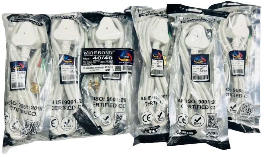 40/40 Copper Power Cord – Rated for 1000–1500W