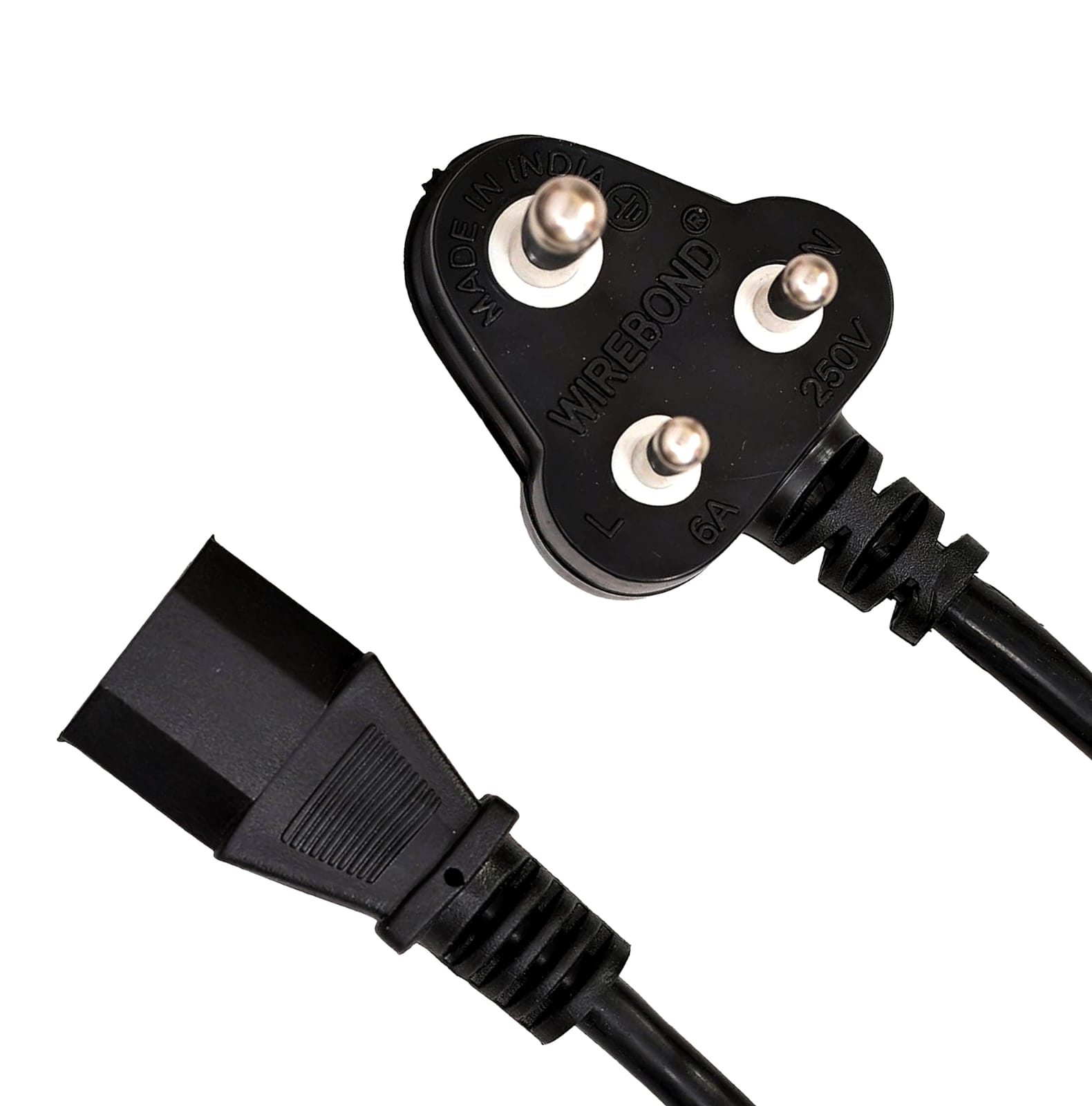 PC & Monitor Power Cord – Standard 3-Pin to C13, 1000W
