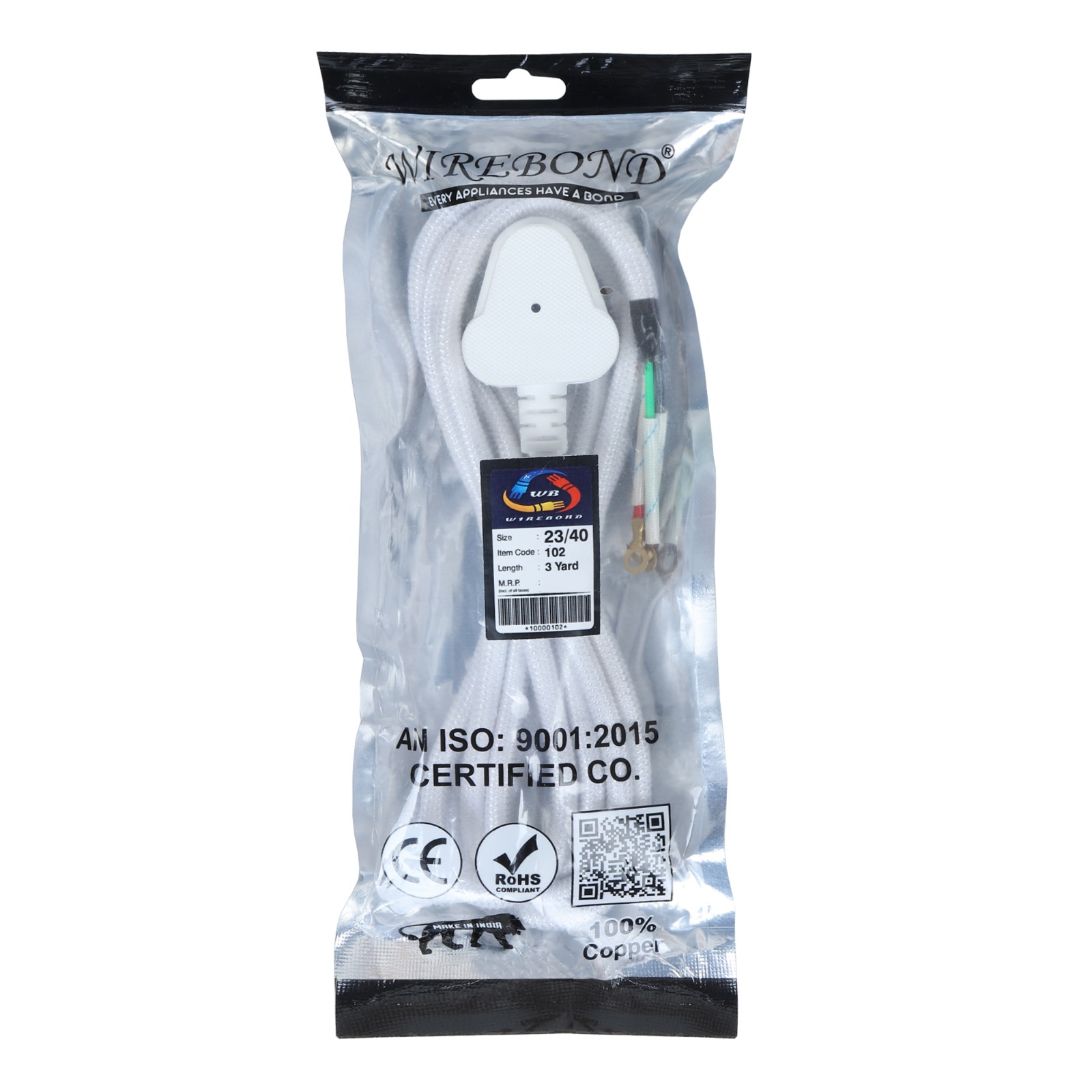 23/40 Copper Power Cord – Up to 1000W Support