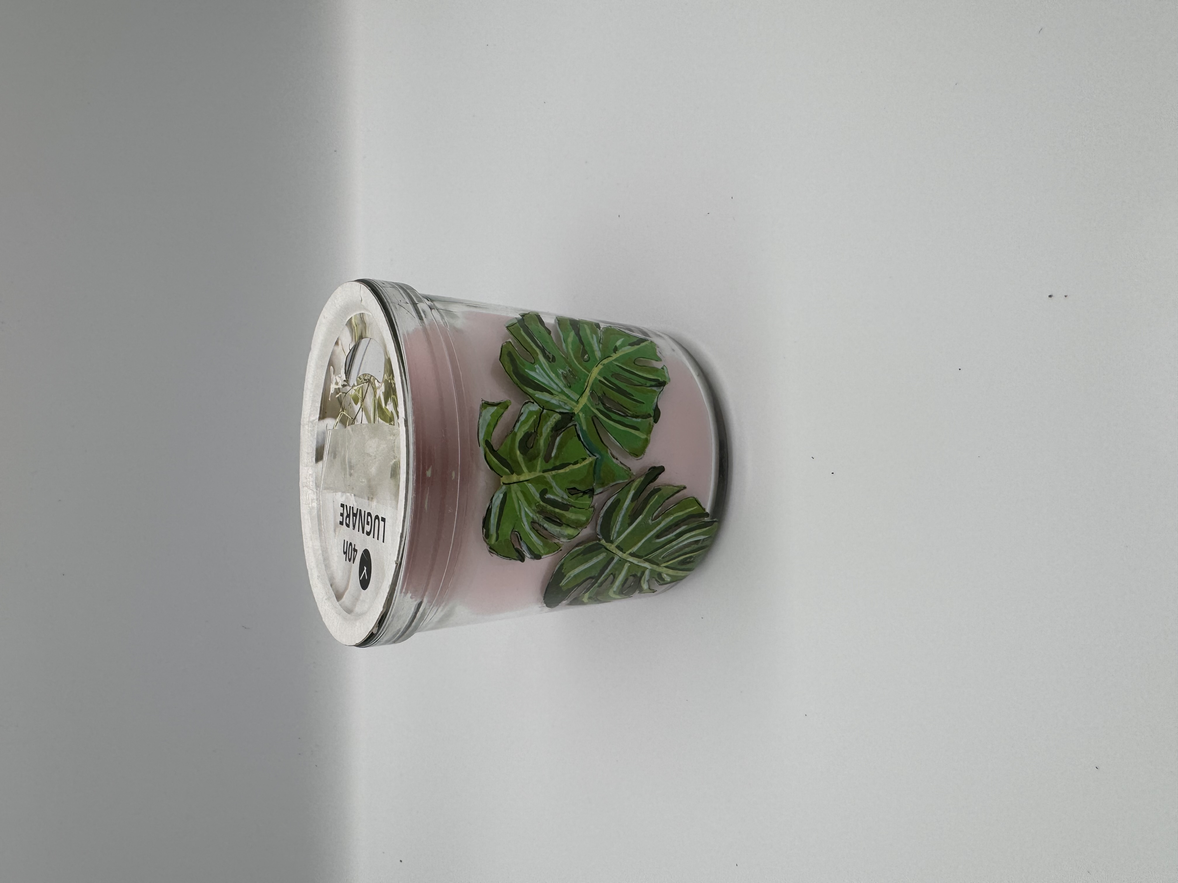 Hand-Painted Botanical Candles