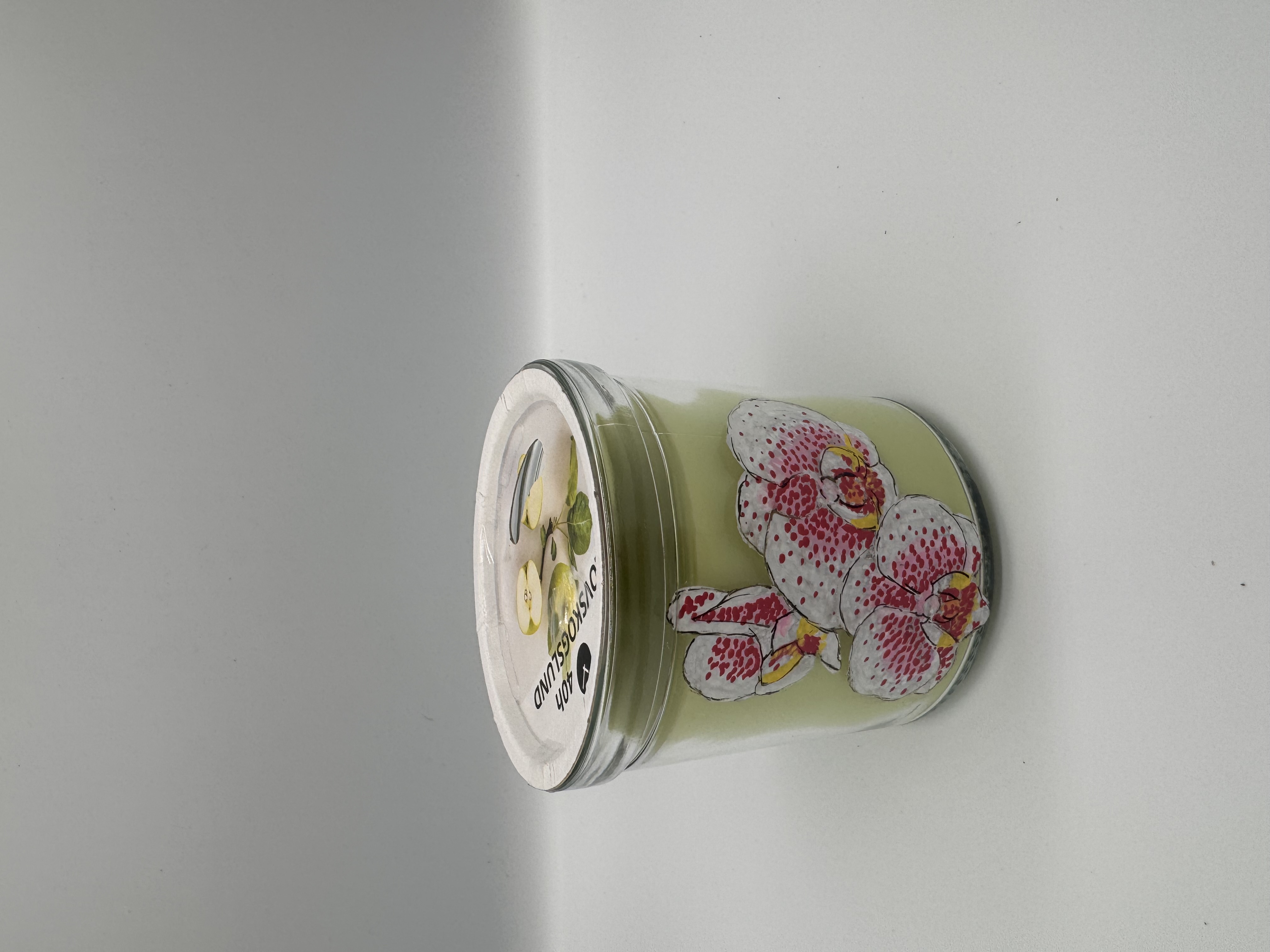 Hand-Painted Botanical Candles