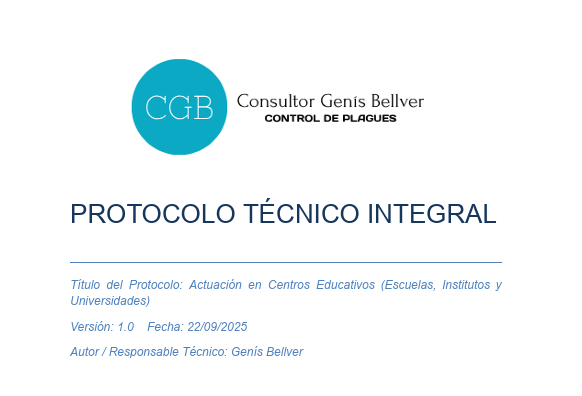 PROTOCOLO TÉCNICO INTEGRAL – CENTROS EDUCATIVOS