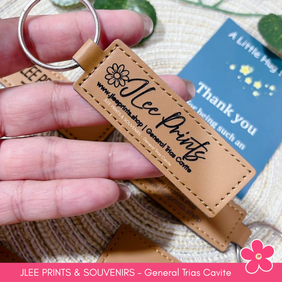 Laser Engraved Leather Keychain Key Holder Personalized Gift, Leather Keychains
