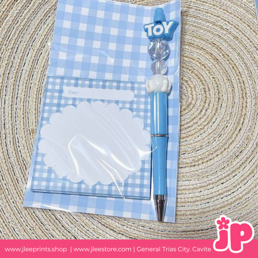 Gift Set Pen & Keychain Sky Blue, Notepad, Souvenirs & Gifts