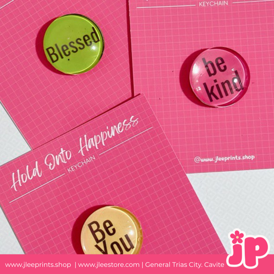 Glass Ref Magnet Inspirational Design Be kind, Blessed & Be You set of 3