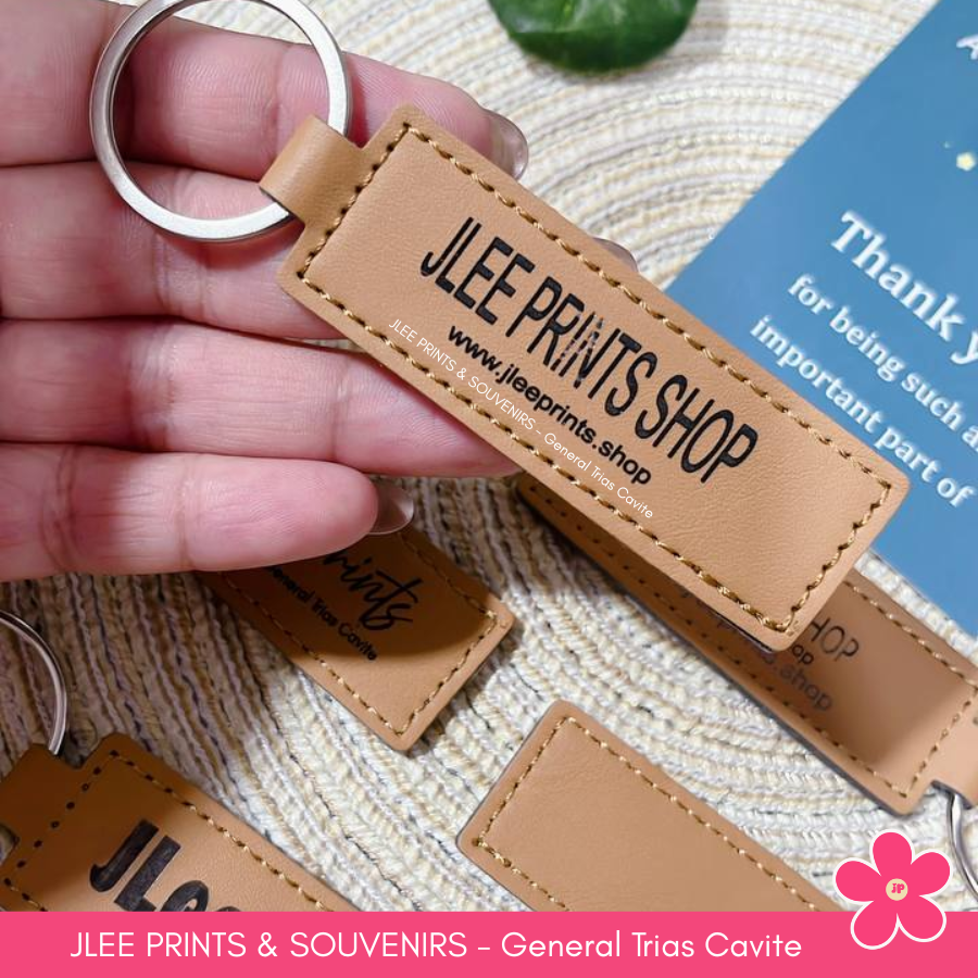 Laser Engraved Leather Keychain Key Holder Personalized Gift, Leather Keychains