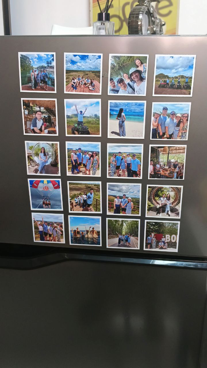 Personalized Photo Ref Magnet – 3.5x5 set of 3