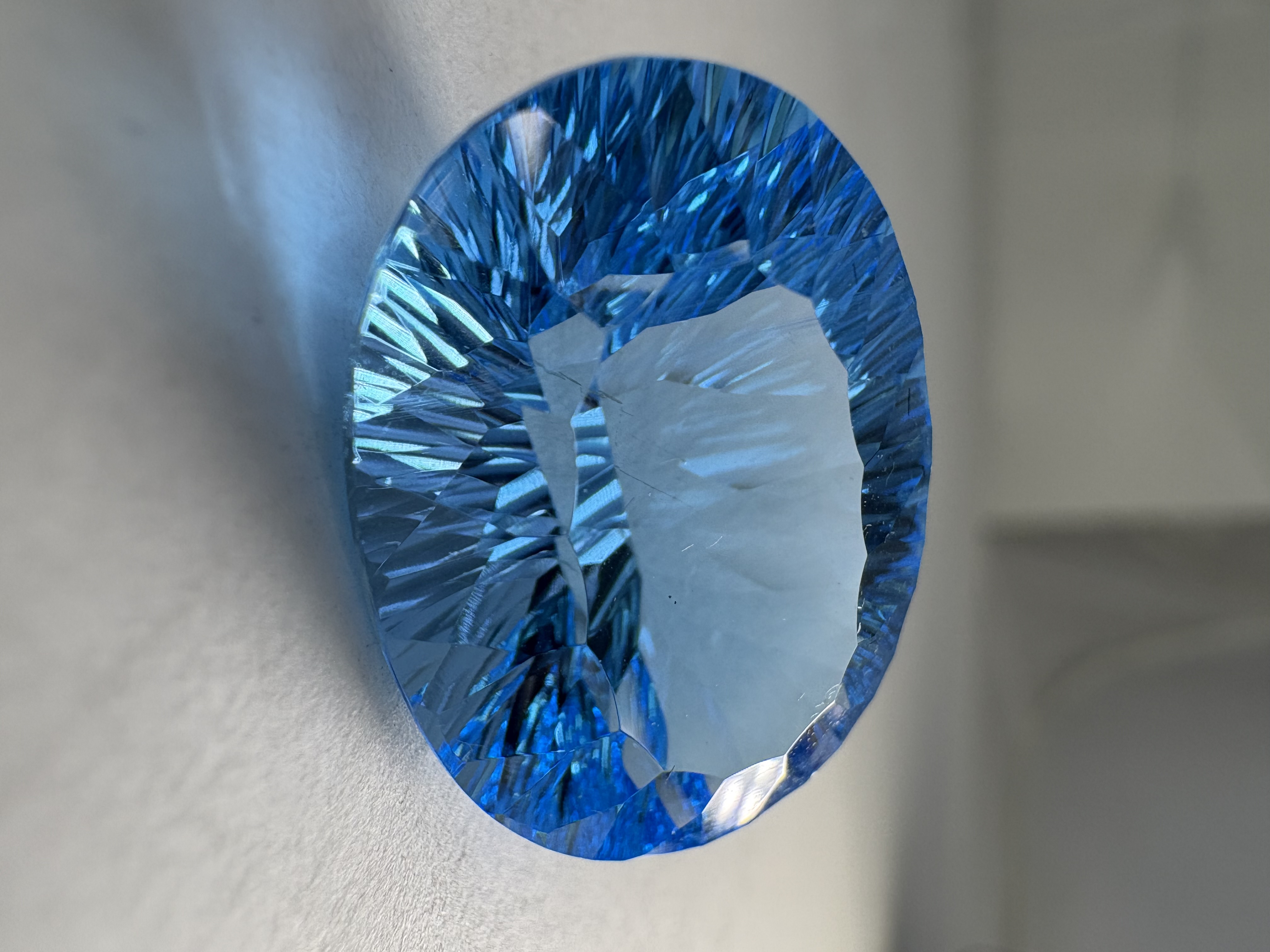 Topaze bleu 26,18 carats