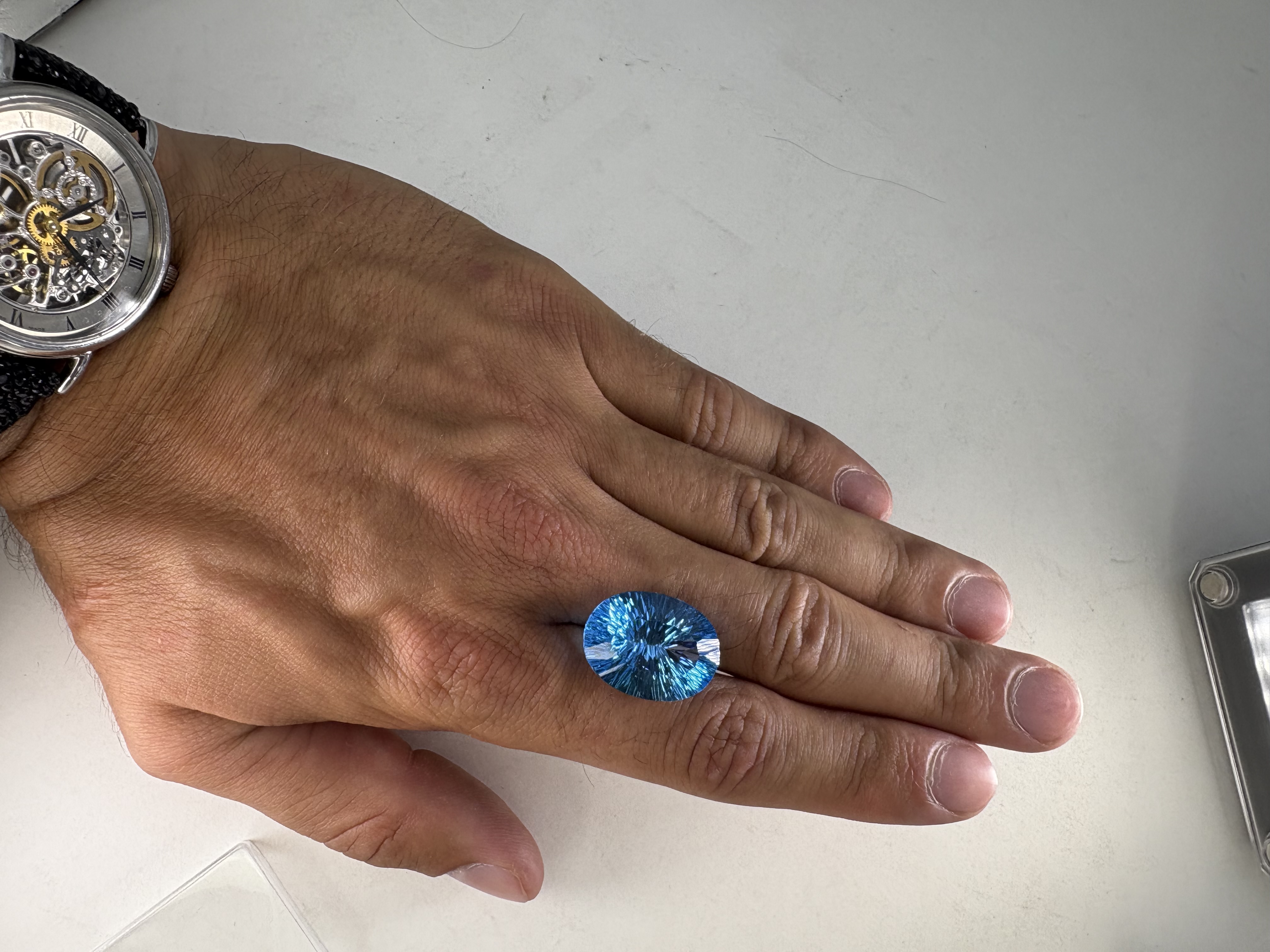 Topaze bleu 26,18 carats