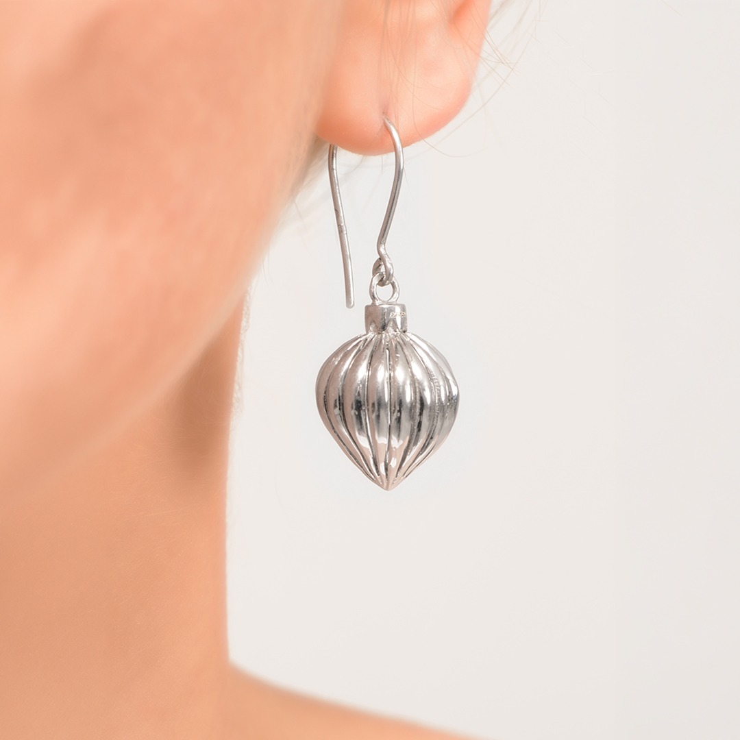 - APION - Boucles d’oreilles poires en argent