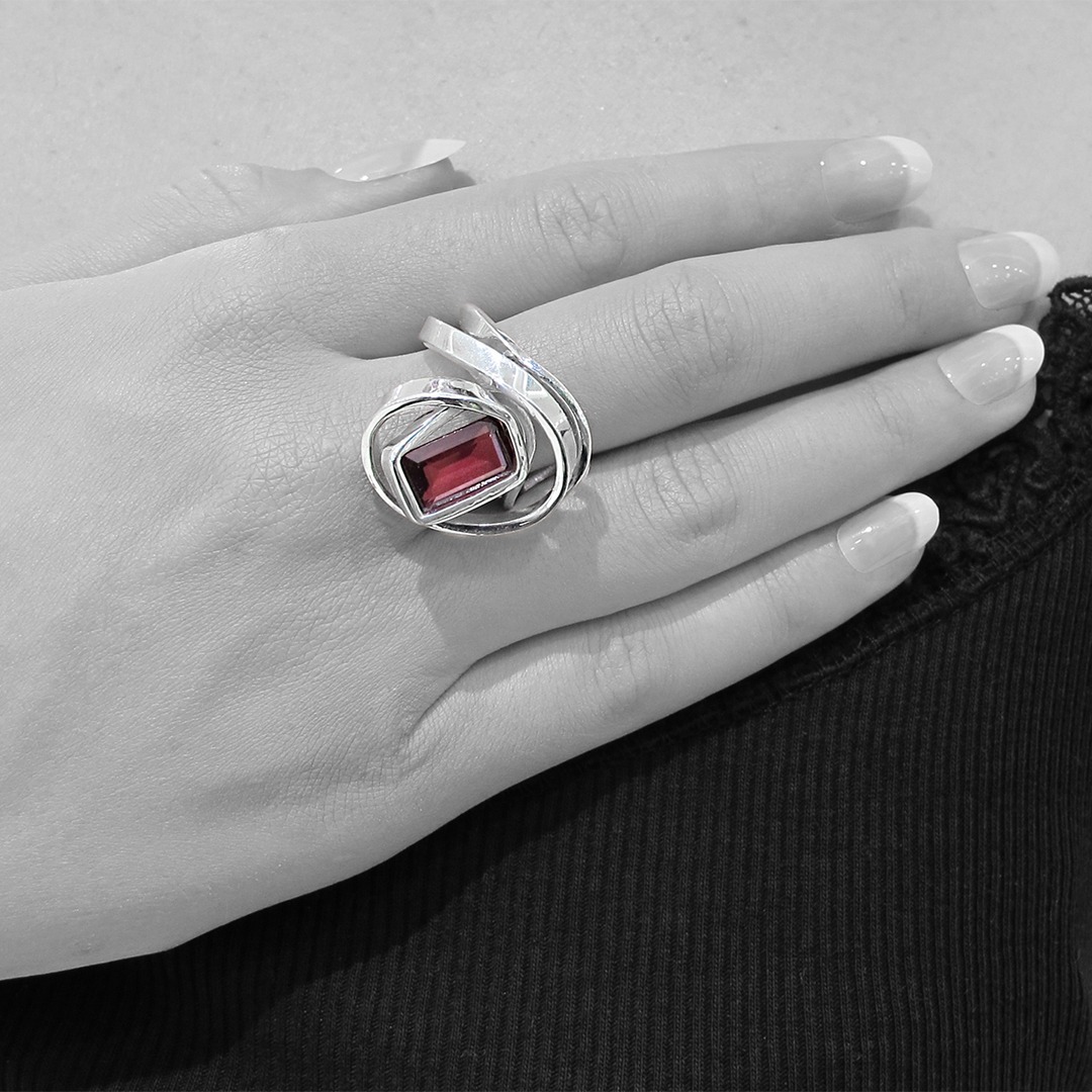 - AMETHÉA - Bague Améthyste