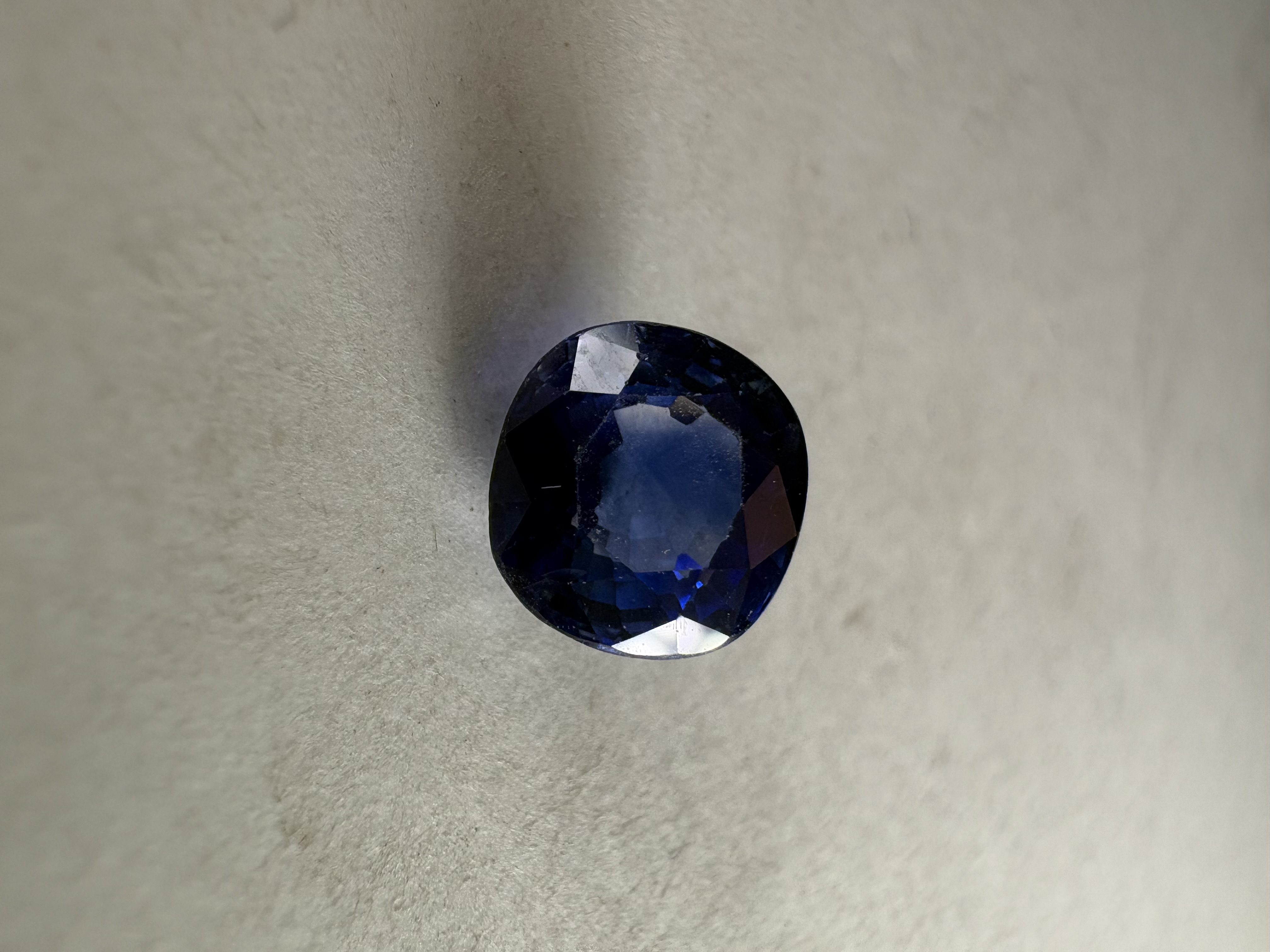 Saphir Bleu 2,17 carats 