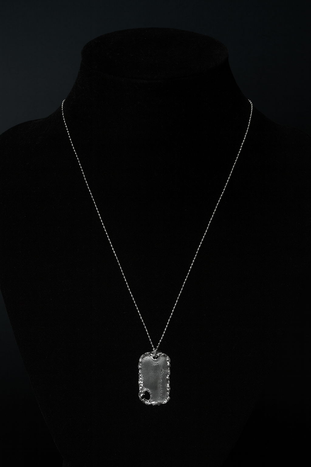 Collier plaque militaire 