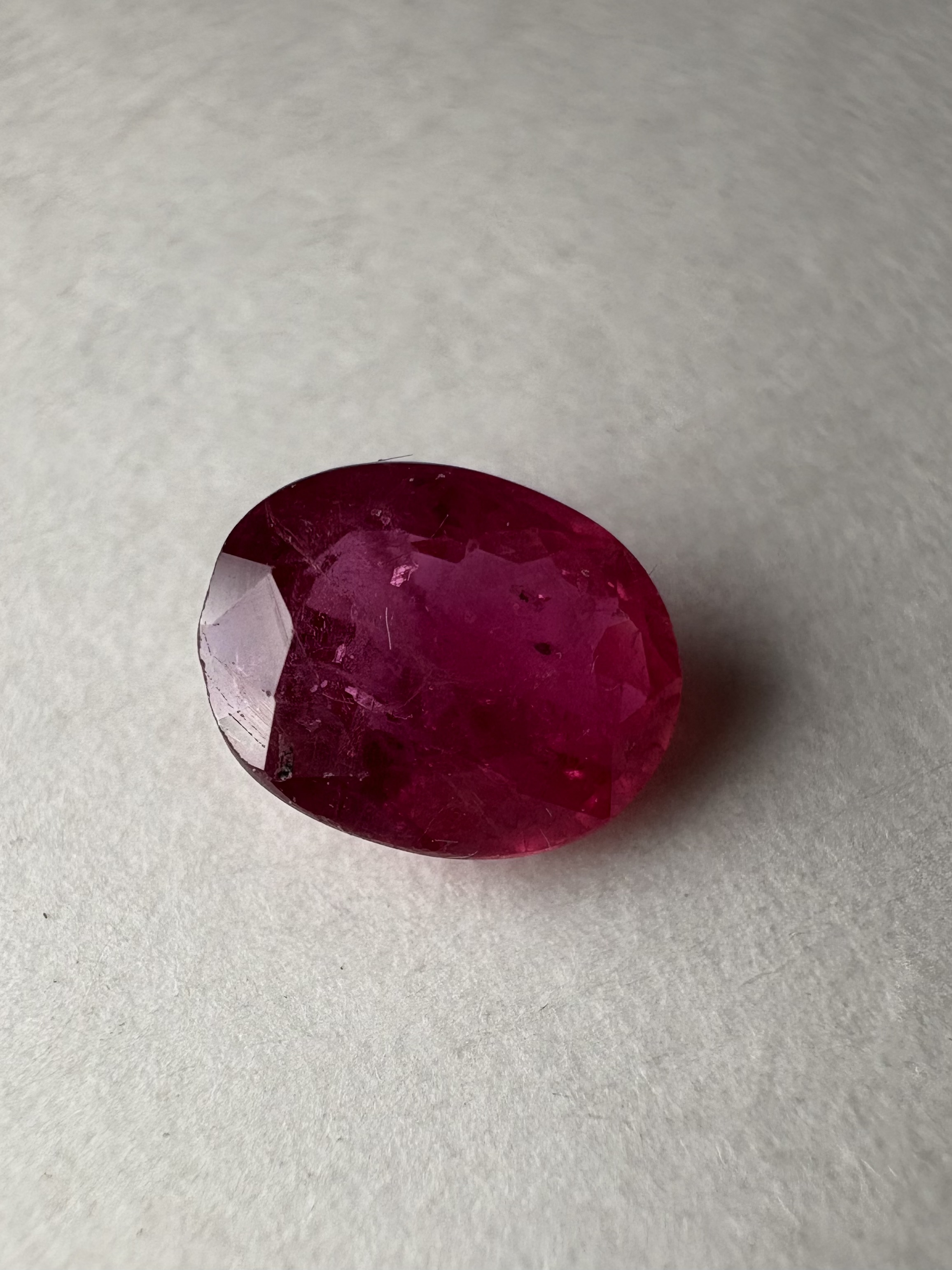 Rubis naturel 0,86 Carats