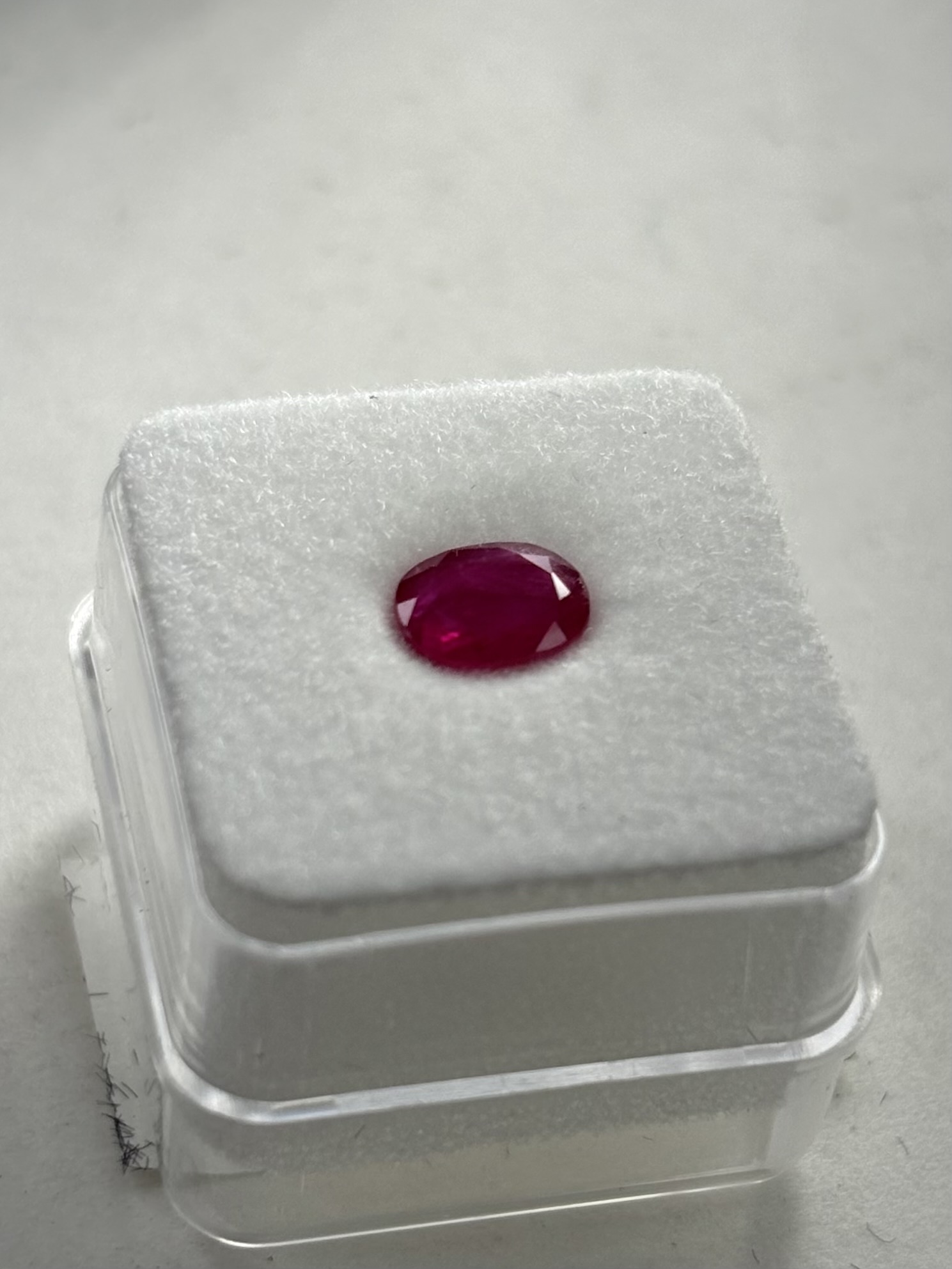 Rubis naturel 0,63 carats 