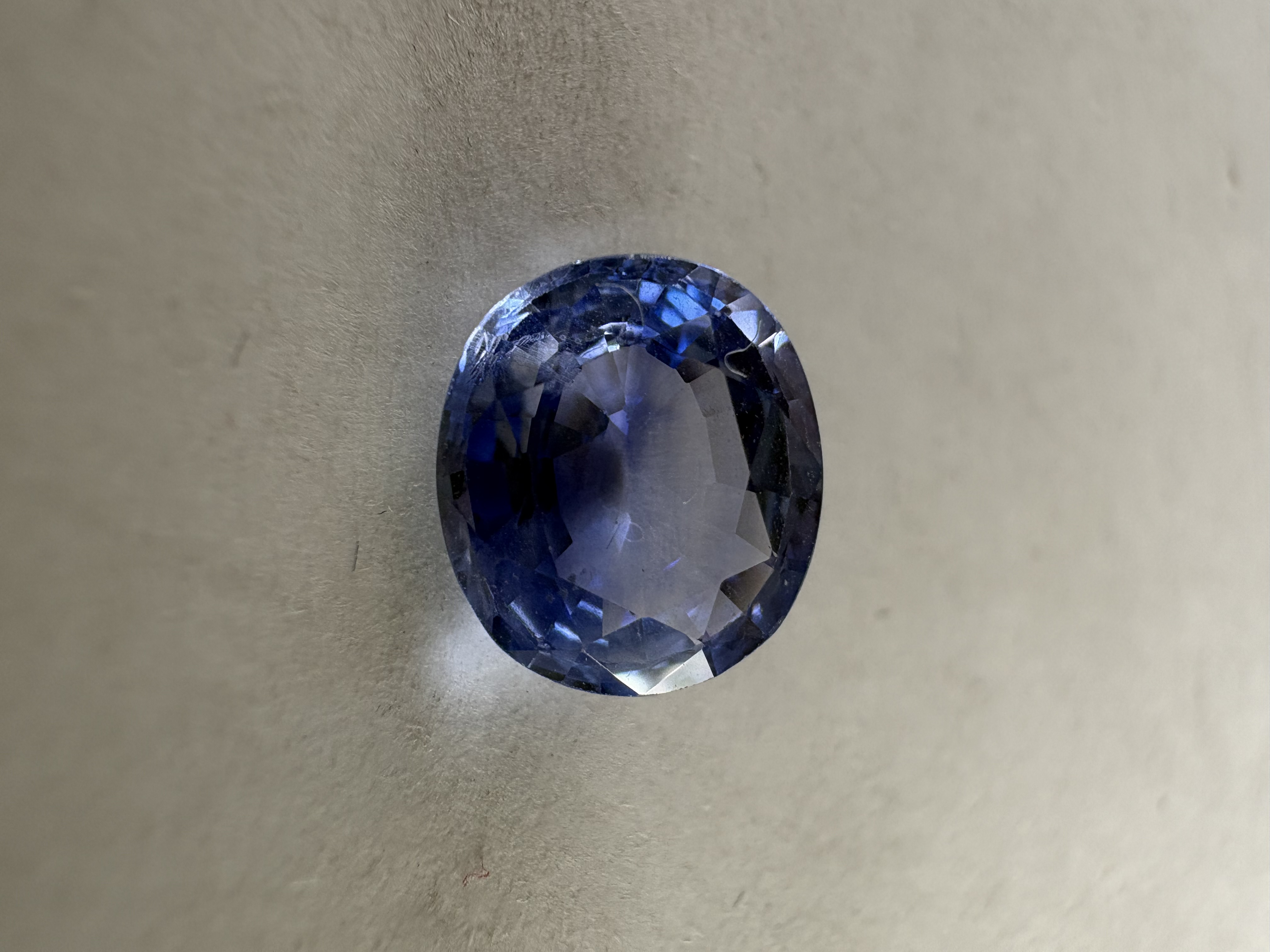 Saphir Bleu 2,67 carats