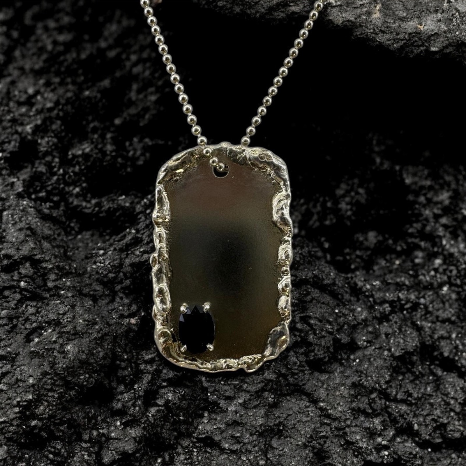 Collier plaque militaire