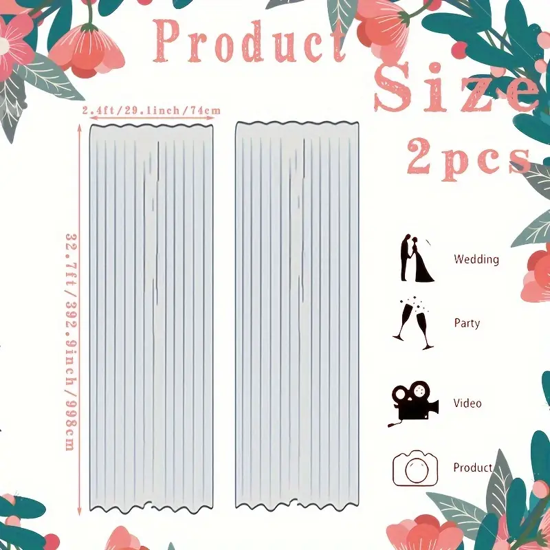 White Sheer Muslin Wedding Arch Drapery