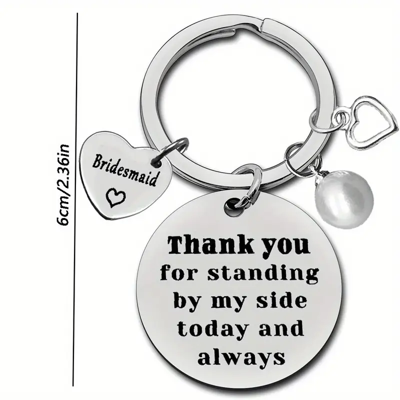 Bridesmaid Keychain Gift Set