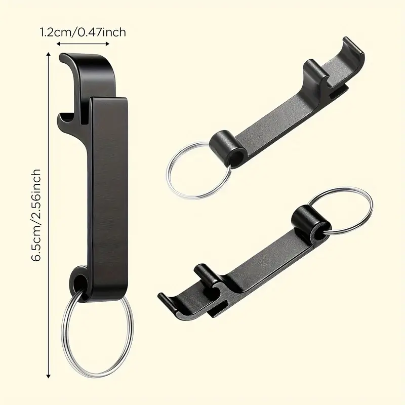 50pcs Custom Engraved Bottle Opener Keychains