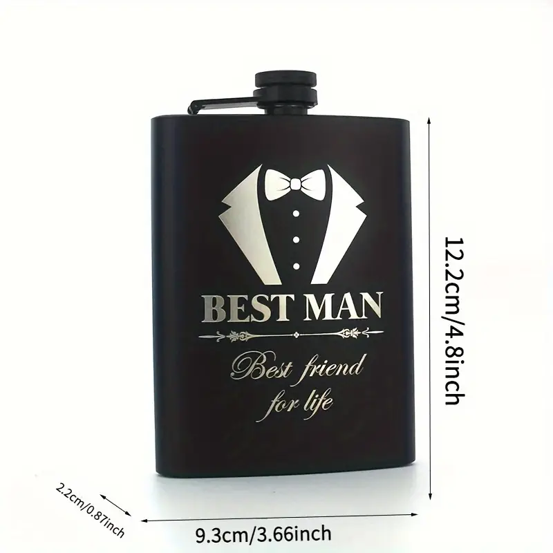 Stainless Steel Hip Flask Gift Set