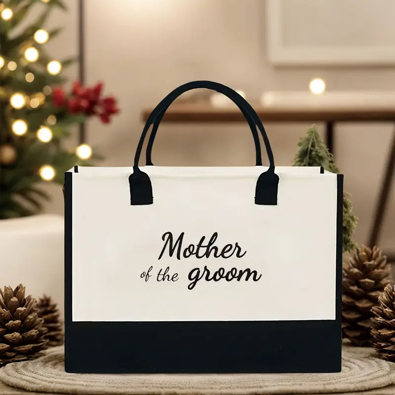 Canvas Tote Bag for Mother of the Groom