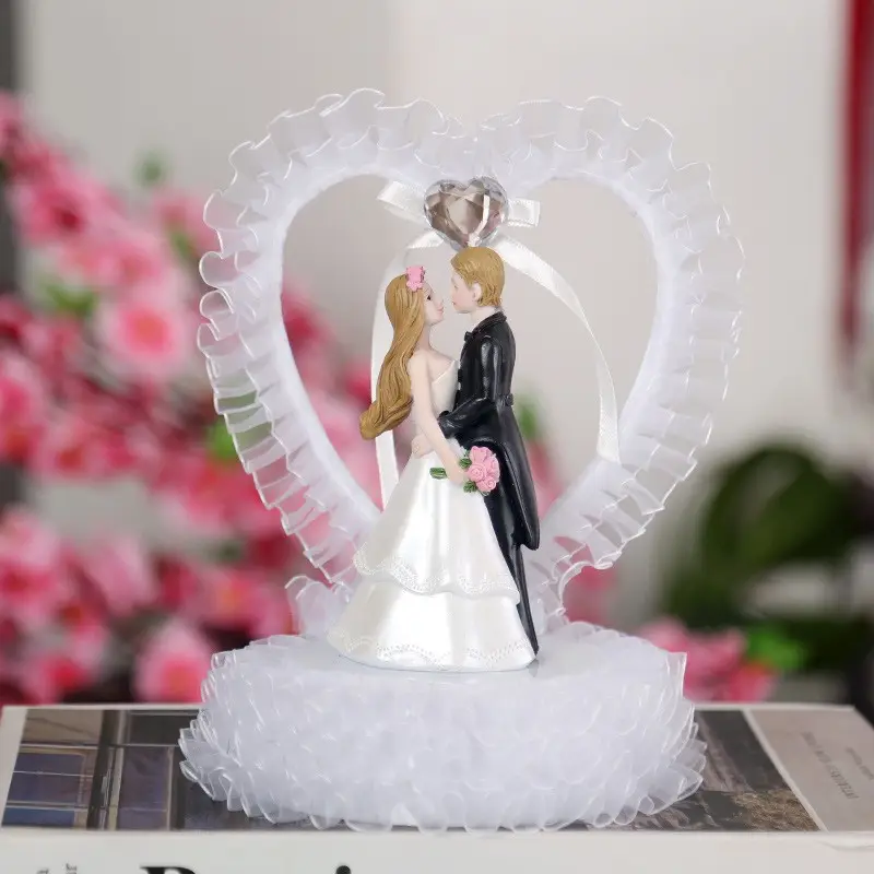 Bride & Groom Wedding Cake Topper