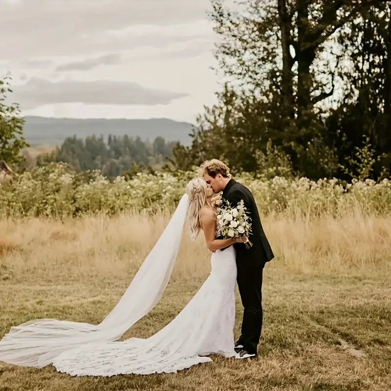 Cathedral Wedding Veil With Comb