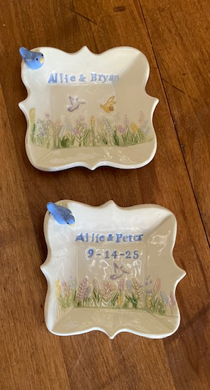 Garden Wedding Trinket Dish