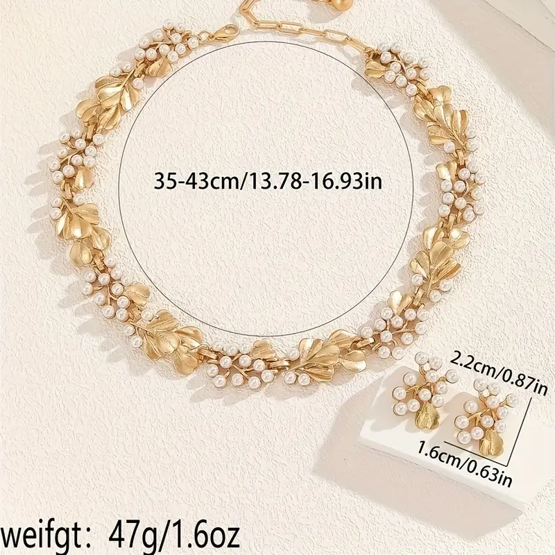 Vintage Pearl Necklace Set