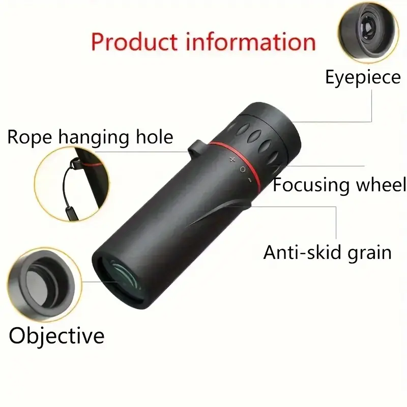 High Magnification Monocular Telescope