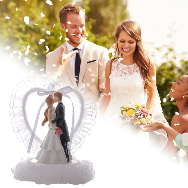 Bride & Groom Wedding Cake Topper