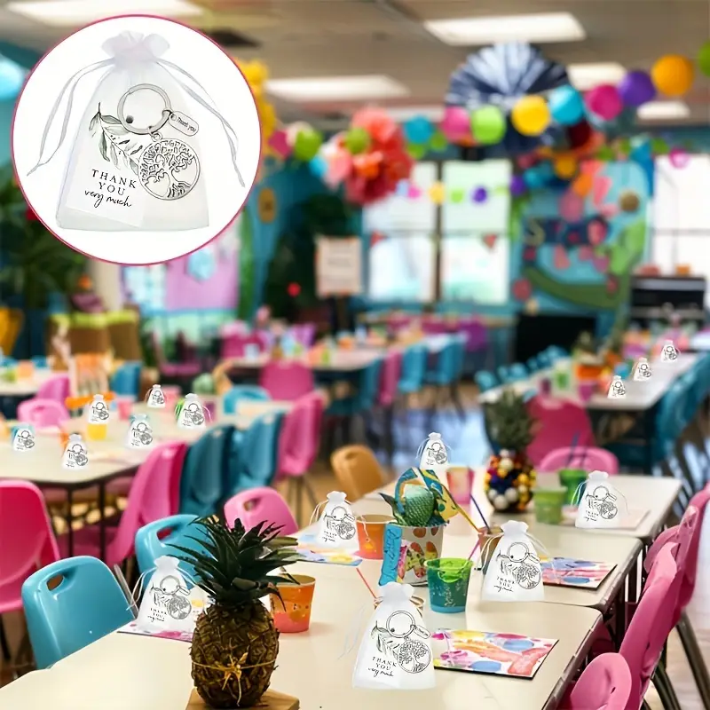 20 sets Tree of Life Keychain Gift Set