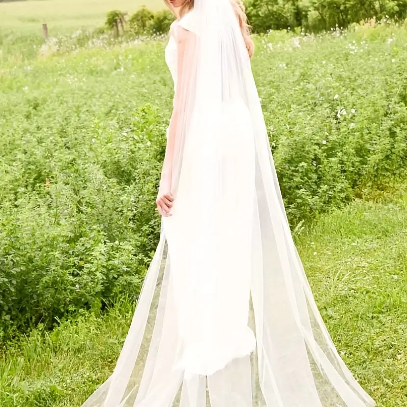 Cathedral Wedding Veil With Comb