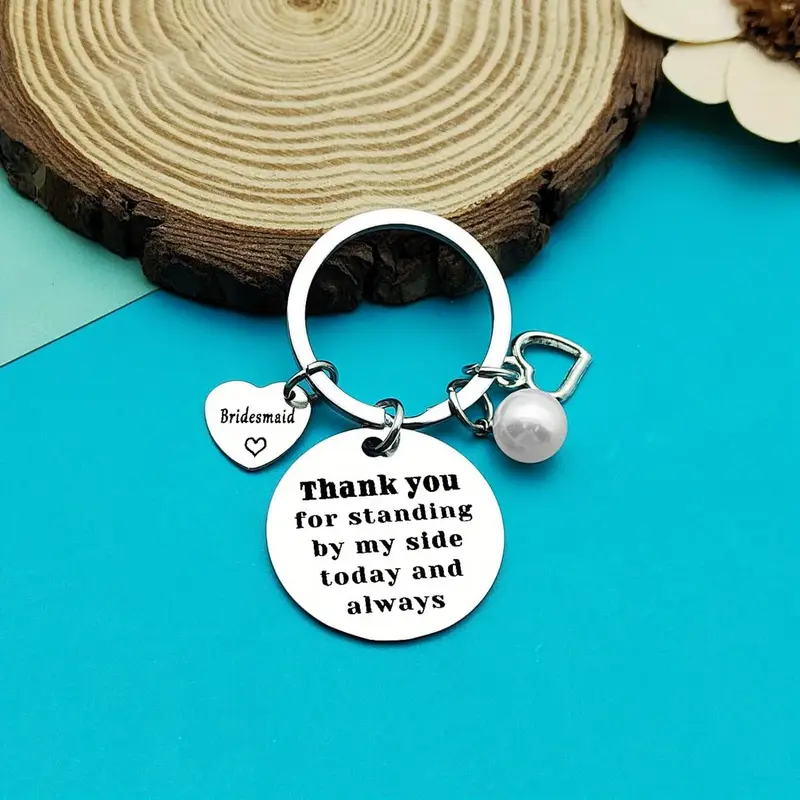 Bridesmaid Keychain Gift Set