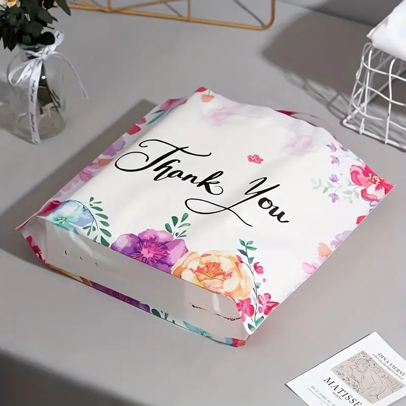 50pcs Floral Wedding Gift Bags
