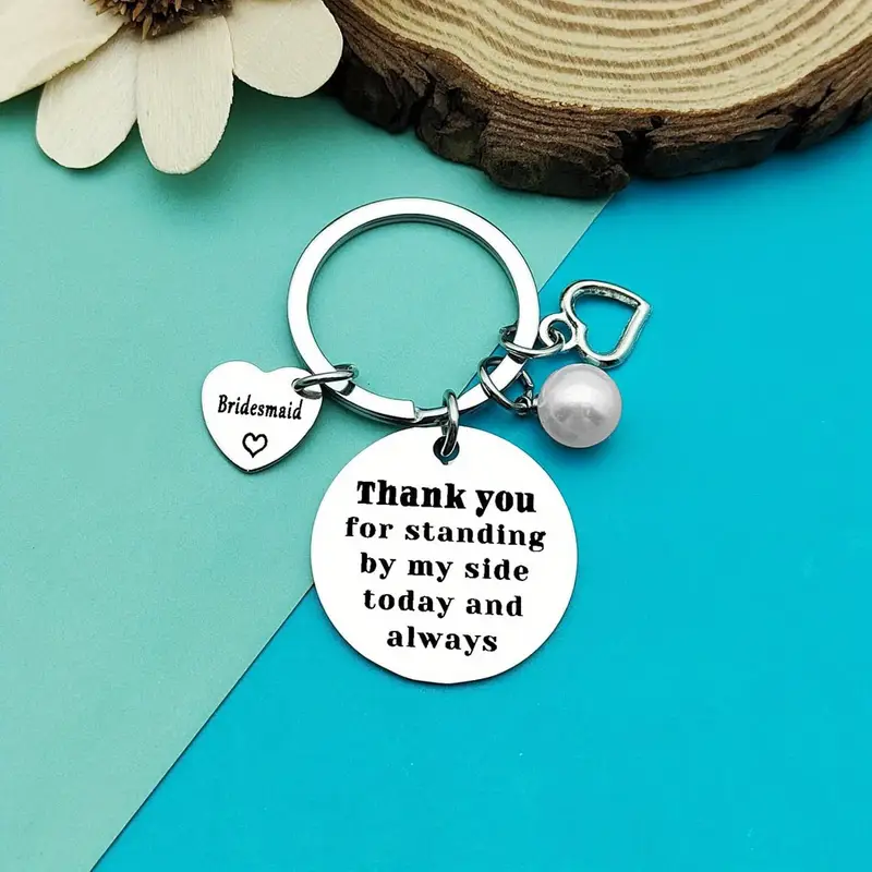Bridesmaid Keychain Gift Set