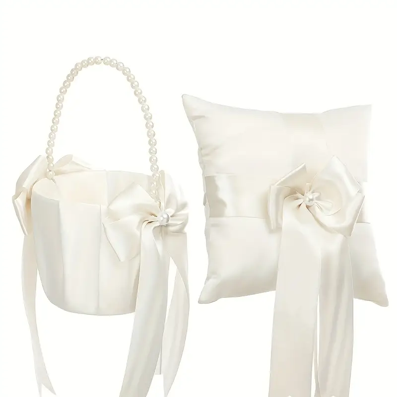 Wedding Ring Pillow & Flower Girl Basket