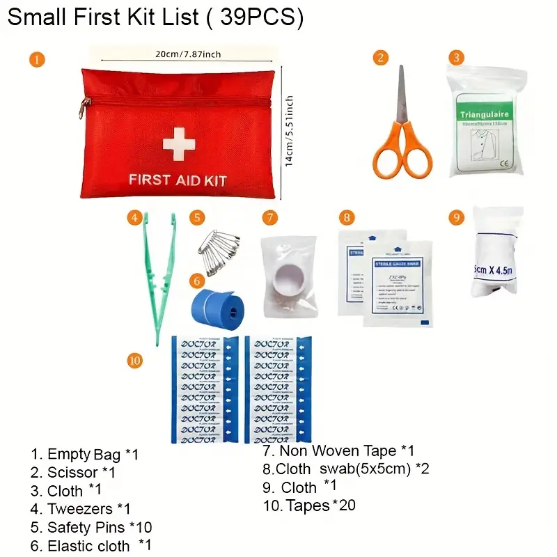 39 Piece First Aid Kit