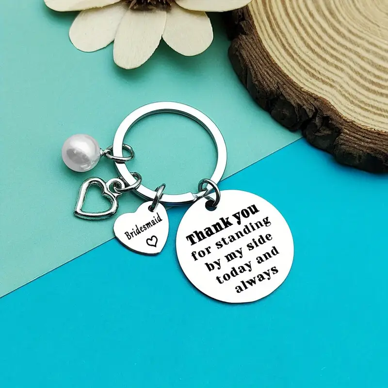 Bridesmaid Keychain Gift Set
