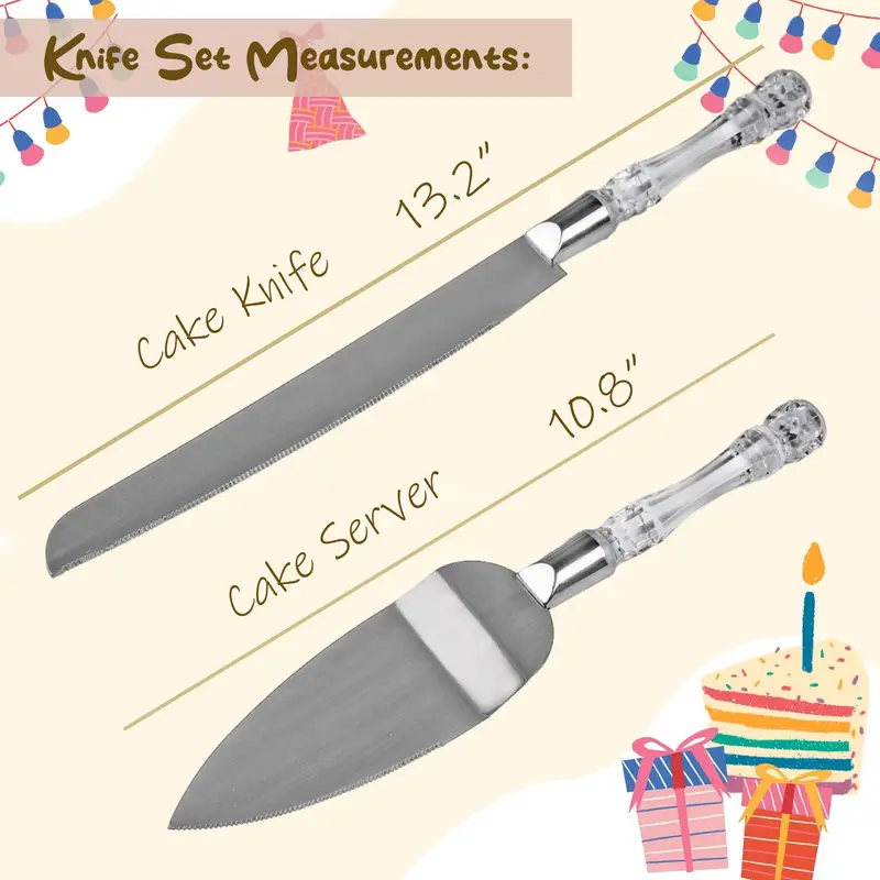 Wedding Cake Knife Set