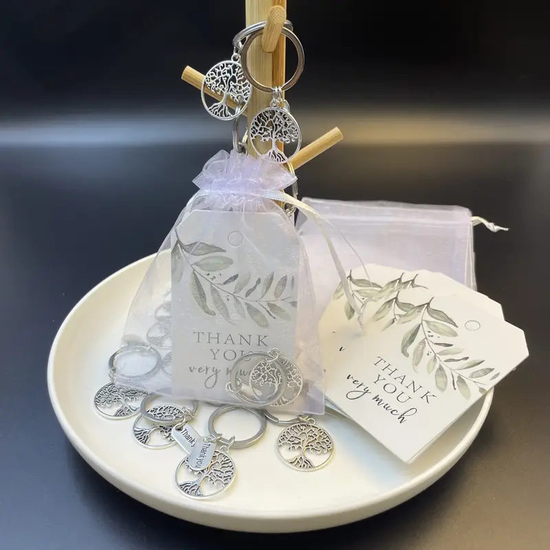 20 sets Tree of Life Keychain Gift Set