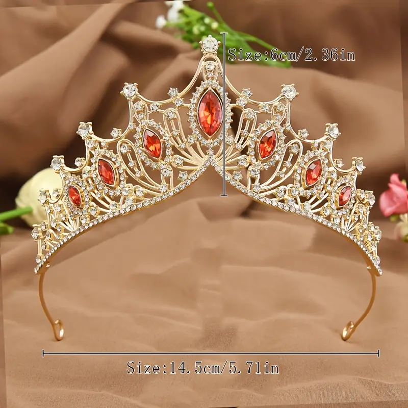 Elegant Rhinestone Bridal Crown